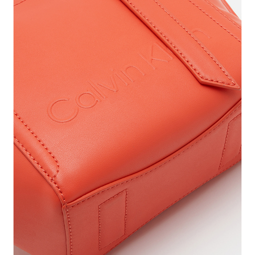 Product Calvin Klein Women's Minimal Hardware Mini Tote Bag Orange base image