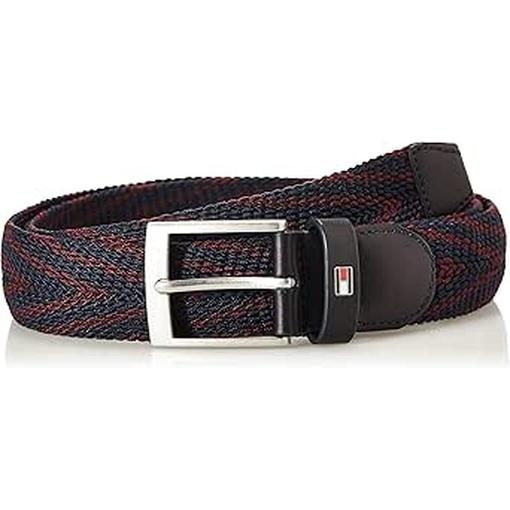 Product Tommy Hilfiger Ανδρική Μεσαίου Φάρδους Υφασμάτινη Ζώνη Πλεκτή Adan Stripe 3.5cm Πολύχρωμη 100cm base image