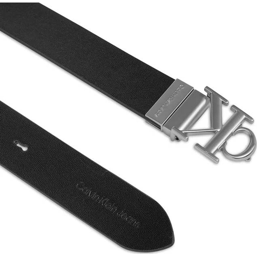 Product Calvin Klein Jeans Γυναικεία Μεσαία Ζώνη Round Mono Reversible από Απομίμηση Δέρματος Μαύρη 95cm base image