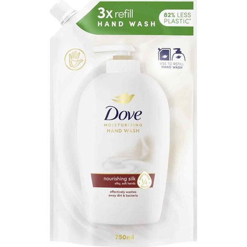 Product Dove Silk Glow Cream Wash Ανταλλακτικό Υγρό Κρεμοσάπουνο 750ml base image