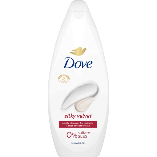 Product Dove Body Love Silky Velvet Moisturizing Shower Gel 250ml base image