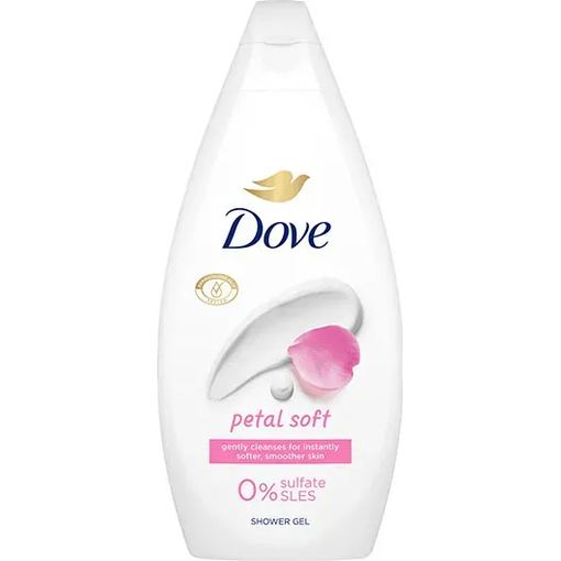 Product Dove Petal Soft Moisturizing Shower Gel 450ml base image