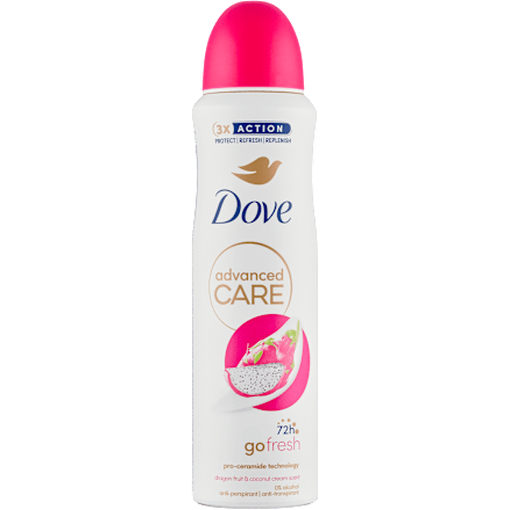Product Dove Advanced Care Dragon Fruit Deo Spray Αποσμητικό Σπρέι 150ml base image