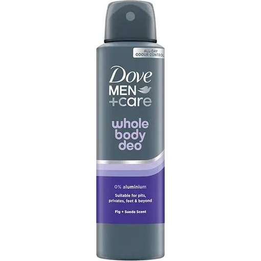 Product Dove Whole Body Deo Men’s Deodorant Spray Fig & Suede 150ml base image