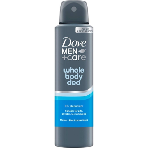 Product Dove Whole Body Deo Men's Deodorant Spray Marine 150ml base image