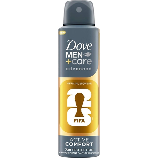 Product Dove Advanced Active Comfort Men’s Deodorant Spray 150ml base image