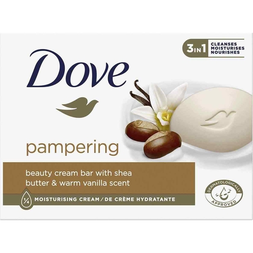 Product Dove Purely Pampering Shea Butter Beauty Bar Σαπούνι 90gr base image