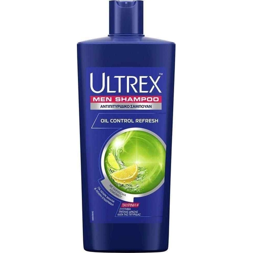 Product Ultrex Men Oil Control Σαμπουάν Κατά της Πιτυρίδας για Λιπαρά Μαλλιά 610ml base image