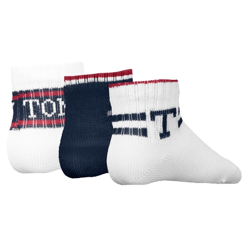 Product Tommy Hilfiger Βρεφικές Κάλτσες TH Σετ 3τμχ - Άσπρο/Μπλε base image