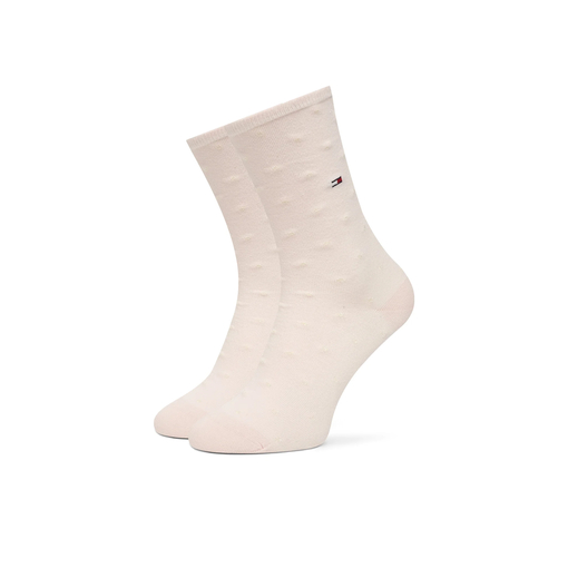 Product Tommy Hilfiger Γυναικείες Κάλτσες TH Σετ 3τμχ σε Κουτί Δώρου - Άσπρο/Ροζ base image