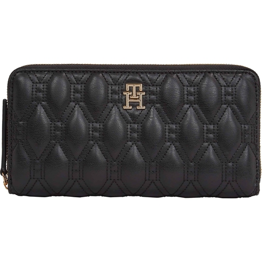 Product Tommy Hilfiger Women's Wallet Large Leather Wallet Black base image