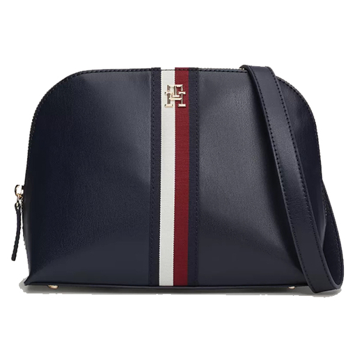 Product Tommy Hilfiger Women's Handbag TH Modern Crossover Corp Crossbody Bag Blue Dark Blue base image