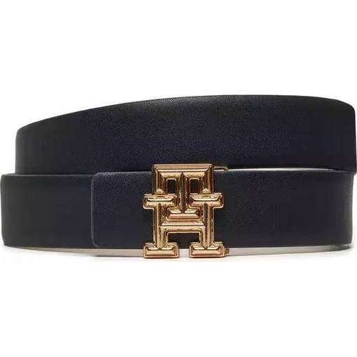 Product Tommy Hilfiger Γυναικεία Μεσαία Ζώνη TH Monogram Reversible Δέρμα Navy Μπλε/Γκρι 90cm base image