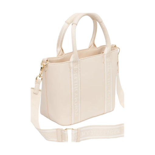 Product Tommy Hilfiger Women's Logotape Mini Tote Bag Ecru base image
