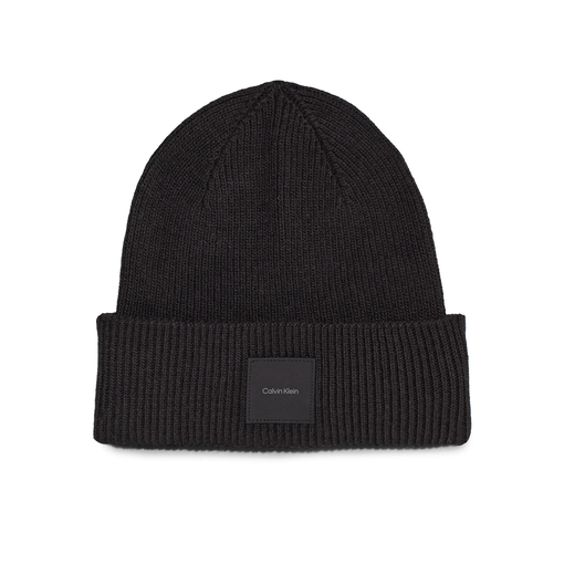 Product Calvin Klein Cotton/Wool Fine Rib Beanie Black base image