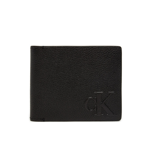 Product Calvin Klein Men's Logo Emboss Bifold Wallet W/COIN Black base image