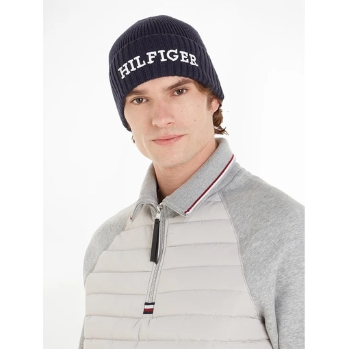 Product Tommy Hilfiger Beanie Monotype Beanie Dark Blue base image