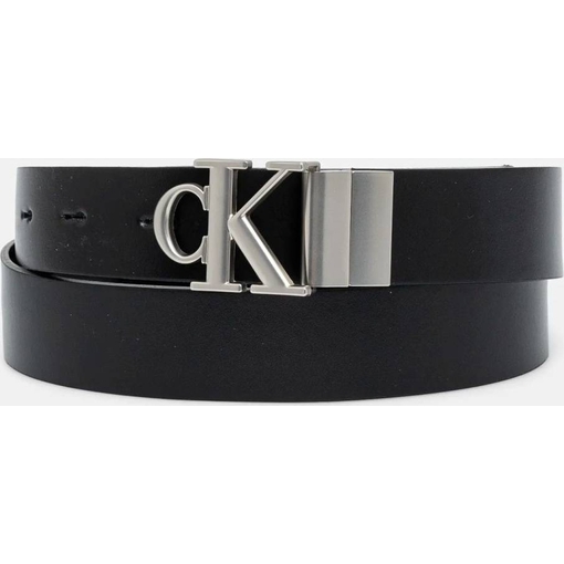 Product Calvin Klein Γυναικεία Μεσαία Δερμάτινη Ζώνη Αναστρέψιμη με Μονόγραμμα Μαύρη 90cm base image