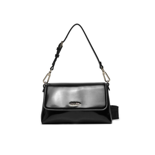 Product Calvin Klein Γυναικεία Τσάντα Calvin Klein Ck Must Dbl Strap Mini Bag_Shiny Μαύρη base image