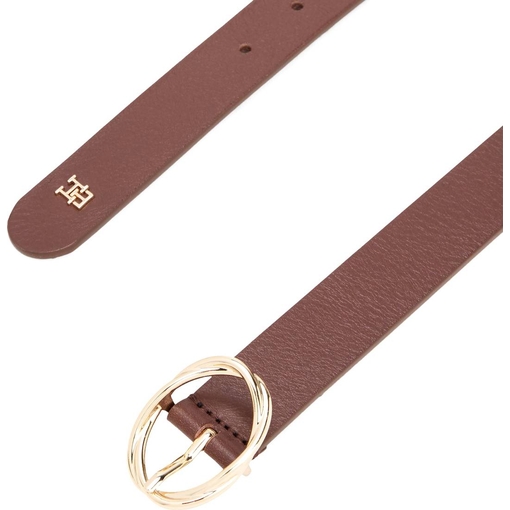 Product Tommy Hilfiger Γυναικεία Μικρή Ζώνη Th Chic 2.5 από Λείο Φυσικό Δέρμα Καφέ 95cm base image