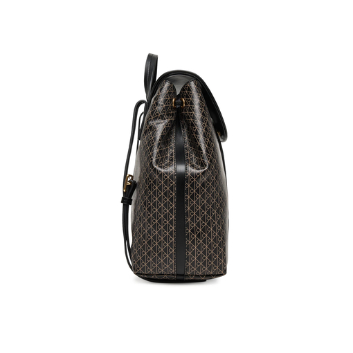 Product Calvin Klein Emblem Aop Flap Backpack Μαύρο Γυναικείο Σακίδιο Πλάτης base image