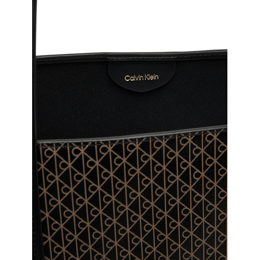 Product Calvin Klein Emblem Aop Tote W/ Pouch Μαύρη Γυναικεία Τσάντα και Τσαντάκι base image
