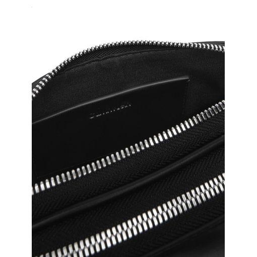 Product Calvin Klein Women's Small Handbag Webbing Double Strap Camera Bag Black base image