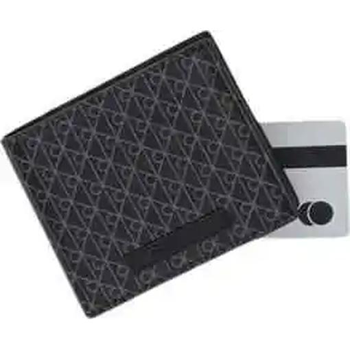 Product Calvin Klein Ανδρικό Μεσαίο Πορτοφόλι Coated EW Bifold w/ COIN Μαύρο base image