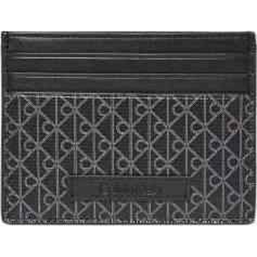 Product Calvin Klein Unisex Γυναικεία Θήκη Καρτών Coated Card Case Monogram Μαύρη base image