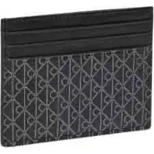 Product Calvin Klein Unisex Γυναικεία Θήκη Καρτών Coated Card Case Monogram Μαύρη base image