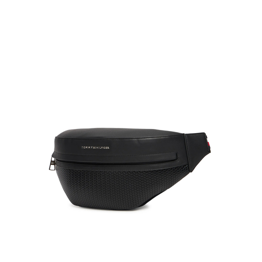 Product Tommy Hilfiger Men's Small TH Woven Bum Bag Black base image