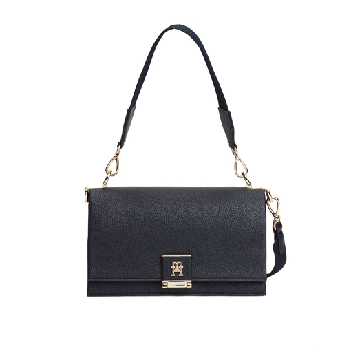 Product Tommy Hilfiger Women's Small Shoulder Bag with Gold Clasp Blue base image
