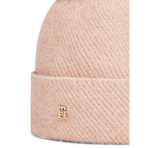 Product Tommy Hilfiger Γυναικείο Πλεκτό Σκουφάκι Pom Pom Lurex Ροζ base image