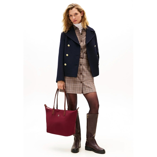 Product Tommy Hilfiger Γυναικεία Μεγάλη Τσάντα Tote Popette Tote Μπορντώ base image