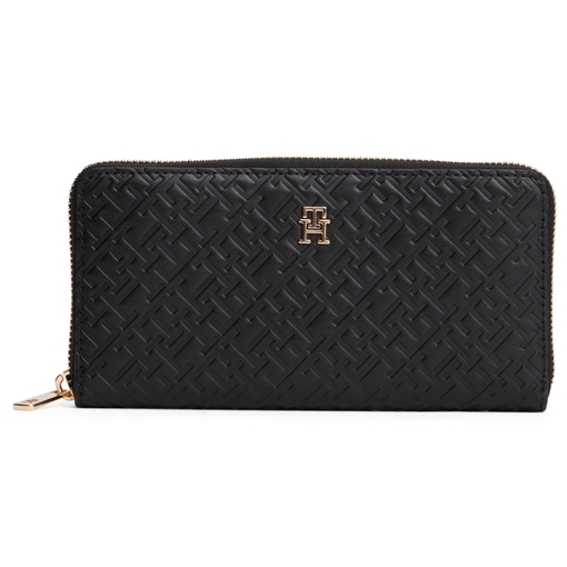 Product Tommy Hilfiger TH Icon Lrg Za Mono Embo Πορτοφόλι Γυναικείο Μεγάλo Zip Around base image
