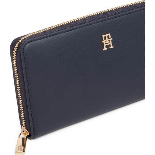 Product Tommy Hilfiger Women's Large Wallet TH Icon Large Zip-Around Dark Blue base image