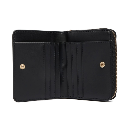 Product Tommy Hilfiger Γυναικείο Μεσαίο Πορτοφόλι Th Icon Med Za Flap Μαύρο base image