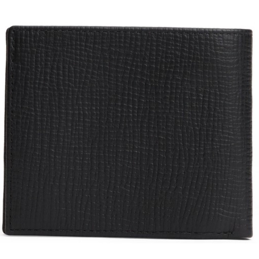 Product Tommy Hilfiger Ανδρικό Δερμάτινο Πορτοφόλι Δίπτυχο TH Woven Texture CC Flap & Coin Μαύρο base image