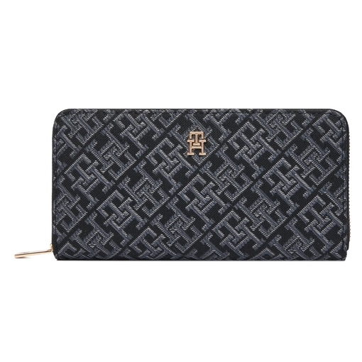 Product Tommy Hilfiger Γυναικείο Μεγάλο Πορτοφόλι Icon Lrg Za Jacquard Μαύρο base image