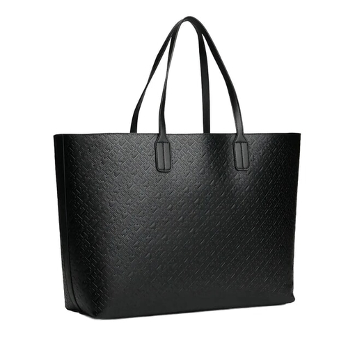 Product Tommy Hilfiger Γυναικεία Μεγάλη Τσάντα Tote TH Icon Tote Mono Μαύρη base image