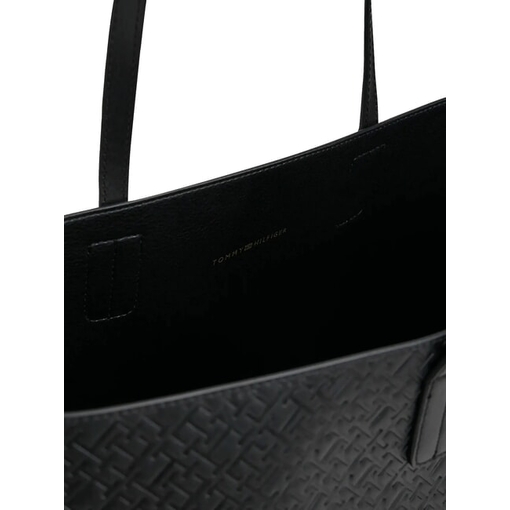 Product Tommy Hilfiger Γυναικεία Μεγάλη Τσάντα Tote TH Icon Tote Mono Μαύρη base image