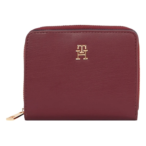 Product Tommy Hilfiger Γυναικείο Μεσαίο Πορτοφόλι Signature Zipped TH Icon Κόκκινο base image