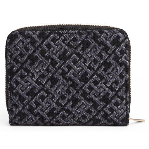 Product Tommy Hilfiger Γυναικείο Μεσαίο Πορτοφόλι Icon Flap Ziparound Μαύρο base image