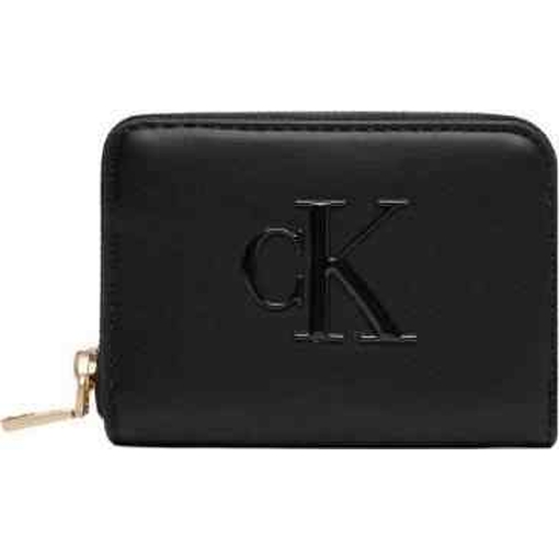 Product Calvin Klein Γυναικείο Μεσαίο Πορτοφόλι Bold CK Medium Zip Around Μαύρο base image