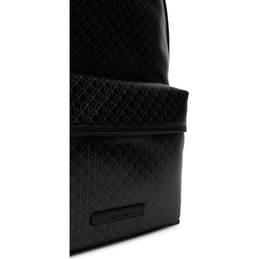 Product Calvin Klein Men's Large Emblem All Over Print Coated Backpack Black base image
