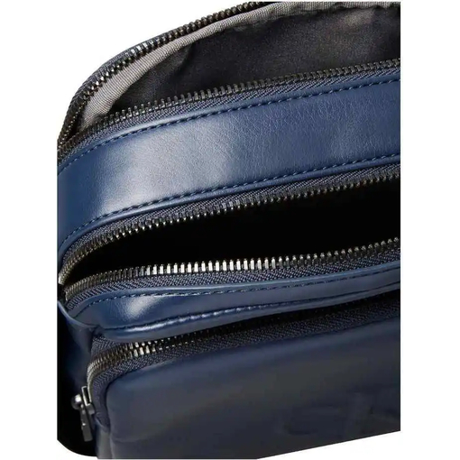 Product Calvin Klein Men's Small Bold Ck Pocket Reporter Bag Blue base image