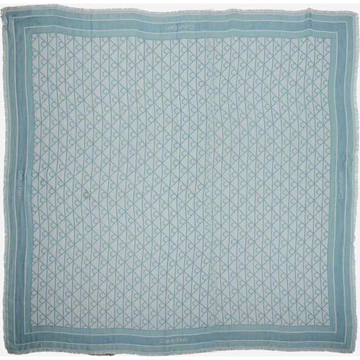 Product Calvin Klein Γυναικείο Μεγάλο Φουλάρι Emblem Αll Over Print Jacquard Square Modal Scarf Μπλε base image
