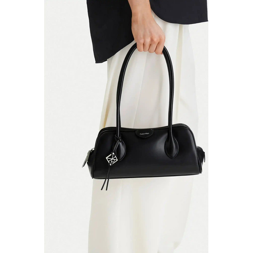 Product Calvin Klein Women's Medium Emblem Trio Shoulder Bag Black base image