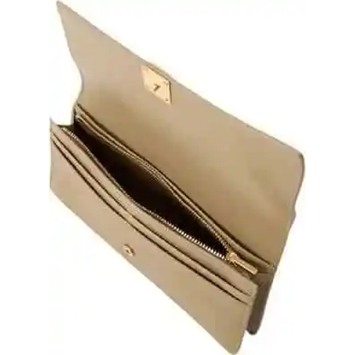 Product Calvin Klein Γυναικείο Μεγάλο Πορτοφόλι Emblem HW Pebble Long Bifold Ανοιχτό Καφέ base image