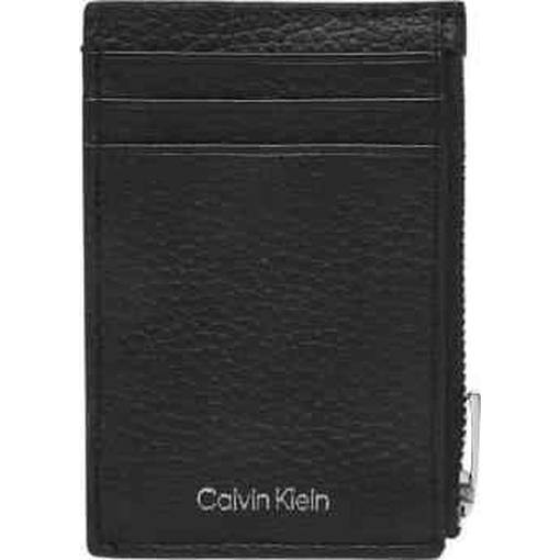 Product Calvin Klein Unisex Μικρή Θήκη Καρτών Foil Emboss N/S Zip Card Case Μαύρη base image